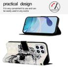 For Honor X8 4G / X30i / Play6T Pro 3D Painting Horizontal Flip Leather Phone Case(Skull) - 3