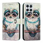 For Honor X8 4G / X30i / Play6T Pro 3D Painting Horizontal Flip Leather Phone Case(Grey Owl) - 2