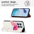 For Honor X8b Global 3D Painting Horizontal Flip Leather Phone Case(Flower) - 3