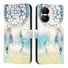 For Honor X40i 3D Painting Horizontal Flip Leather Phone Case(Dream Wind Chimes) - 2