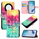 For Honor X40 / X9a / Magic5 Lite 3D Painting Horizontal Flip Leather Phone Case(Chasing Dreams) - 1