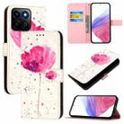 For Honor 200 Smart 5G Global 3D Painting Horizontal Flip Leather Phone Case(Flower) - 1