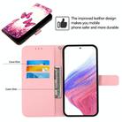 For Honor GT 3D Painting Horizontal Flip Leather Phone Case(Rose Butterfly) - 3