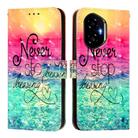 For Honor 300 3D Painting Horizontal Flip Leather Phone Case(Chasing Dreams) - 2