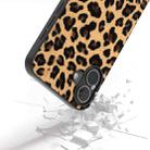 For iPhone 16 Plus Black Frame Leopard Phone Case(Leopard Print) - 3