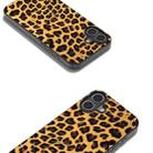 For iPhone 16 Plus Black Frame Leopard Phone Case(Golden Leopard) - 2