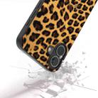 For iPhone 16 Plus Black Frame Leopard Phone Case(Golden Leopard) - 3