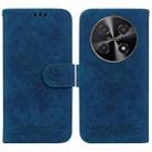 For Huawei nova 12i Butterfly Rose Embossed Leather Phone Case(Blue) - 1
