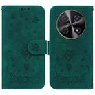 For Huawei nova 12i Butterfly Rose Embossed Leather Phone Case(Green) - 1