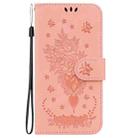 For Xiaomi 15 Butterfly Rose Embossed Leather Phone Case(Pink) - 3