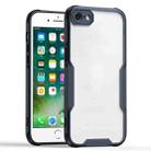 For iPhone SE 2022 / SE 2020 / 8 / 7 Armor Shockproof PC Hybrid TPU Phone Case(Black) - 1