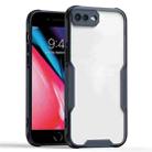 For iPhone 8 Plus / 7 Plus Armor Shockproof PC Hybrid TPU Phone Case(Black) - 1