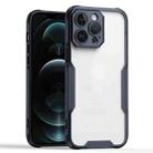 For iPhone 12 Pro Armor Shockproof PC Hybrid TPU Phone Case(Black) - 1