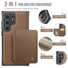 For Samsung Galaxy S22 Ultra 5G JEEHOOD J05 Business Magnetic Style RFID Leather Phone Case(Brown) - 2