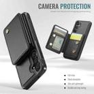 For Samsung Galaxy S24 5G JEEHOOD J05 Business Magnetic Style RFID Leather Phone Case(Black) - 3