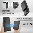For Samsung Galaxy S25+ 5G JEEHOOD J05 Business Magnetic Style RFID Leather Phone Case(Black) - 3