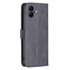 For Samsung Galaxy M06 5G / F06 5G Magnetic Buckle Rhombus Texture Leather Phone Case(Black) - 3