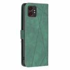 For Samsung Galaxy XCover 7 Pro Magnetic Buckle Rhombus Texture Leather Phone Case(Green) - 3