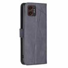 For Samsung Galaxy XCover 7 Pro Magnetic Buckle Rhombus Texture Leather Phone Case(Black) - 3