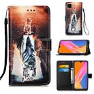 For Xiaomi Redmi 9C Colored Drawing Pattern Plain Weave Horizontal Flip Leather Case with Holder & Card Slot & Wallet & Lanyard(Cats And Tigers) - 1