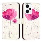 For Redmi Note 11T Pro+ / Note 12T Pro / K50i 3D Painting Horizontal Flip Leather Phone Case(Flower) - 2