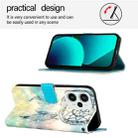 For Redmi Note 12 Turbo / Xiaomi Poco F5 3D Painting Horizontal Flip Leather Phone Case(Dream Wind Chimes) - 3