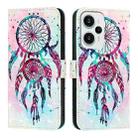 For Redmi Note 12 Turbo / Xiaomi Poco F5 3D Painting Horizontal Flip Leather Phone Case(Color Drop Wind Chimes) - 2
