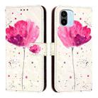 For Redmi A1 4G Global / Redmi A2 4G 3D Painting Horizontal Flip Leather Phone Case(Flower) - 2