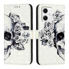 For Redmi Note 12 5G Global / Xiaomi Poco X5 3D Painting Horizontal Flip Leather Phone Case(Skull) - 2