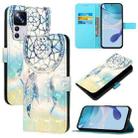 For Redmi K50 Ultra / Xiaomi 12T / 12T Pro 3D Painting Horizontal Flip Leather Phone Case(Dream Wind Chimes) - 1