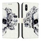 For Redmi 9A / Redmi 9i / 9AT 3D Painting Horizontal Flip Leather Phone Case(Skull) - 2