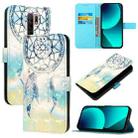 For Redmi 9 / 9 Prime India 3D Painting Horizontal Flip Leather Phone Case(Dream Wind Chimes) - 1