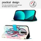 For Redmi 9 / 9 Prime India 3D Painting Horizontal Flip Leather Phone Case(Color Drop Wind Chimes) - 3