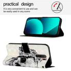 For Redmi 9 / 9 Prime India 3D Painting Horizontal Flip Leather Phone Case(Skull) - 3