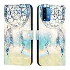 For Redmi 9 Power / 9T Global / Xiaomi Poco M3 3D Painting Horizontal Flip Leather Phone Case(Dream Wind Chimes) - 2