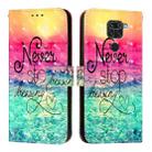 For Redmi Note 9 4G / Redmi 10X 4G 3D Painting Horizontal Flip Leather Phone Case(Chasing Dreams) - 2