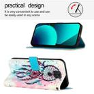 For Redmi Note 9 4G / Redmi 10X 4G 3D Painting Horizontal Flip Leather Phone Case(Color Drop Wind Chimes) - 3