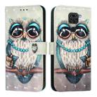 For Redmi Note 9 4G / Redmi 10X 4G 3D Painting Horizontal Flip Leather Phone Case(Grey Owl) - 2