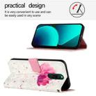 For Redmi 8 3D Painting Horizontal Flip Leather Phone Case(Flower) - 3