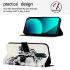 For Redmi 8 3D Painting Horizontal Flip Leather Phone Case(Skull) - 3