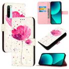 For Redmi Note 8 3D Painting Horizontal Flip Leather Phone Case(Flower) - 1