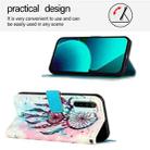 For Redmi Note 8 3D Painting Horizontal Flip Leather Phone Case(Color Drop Wind Chimes) - 3