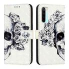 For Redmi Note 8 3D Painting Horizontal Flip Leather Phone Case(Skull) - 2