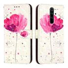 For Redmi Note 8 Pro 3D Painting Horizontal Flip Leather Phone Case(Flower) - 2