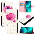 For Redmi Note 7 / Note 7 Pro / Note 7S 3D Painting Horizontal Flip Leather Phone Case(Flower) - 1