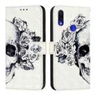 For Redmi Note 7 / Note 7 Pro / Note 7S 3D Painting Horizontal Flip Leather Phone Case(Skull) - 2