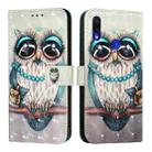 For Redmi Note 7 / Note 7 Pro / Note 7S 3D Painting Horizontal Flip Leather Phone Case(Grey Owl) - 2