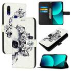 For Redmi 7 3D Painting Horizontal Flip Leather Phone Case(Skull) - 1