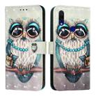 For Redmi 7 3D Painting Horizontal Flip Leather Phone Case(Grey Owl) - 2