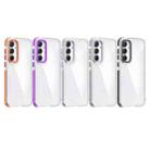 For Samsung Galaxy A55 5G Dual-Color Clear Acrylic Hybrid TPU Phone Case(Transparent) - 2